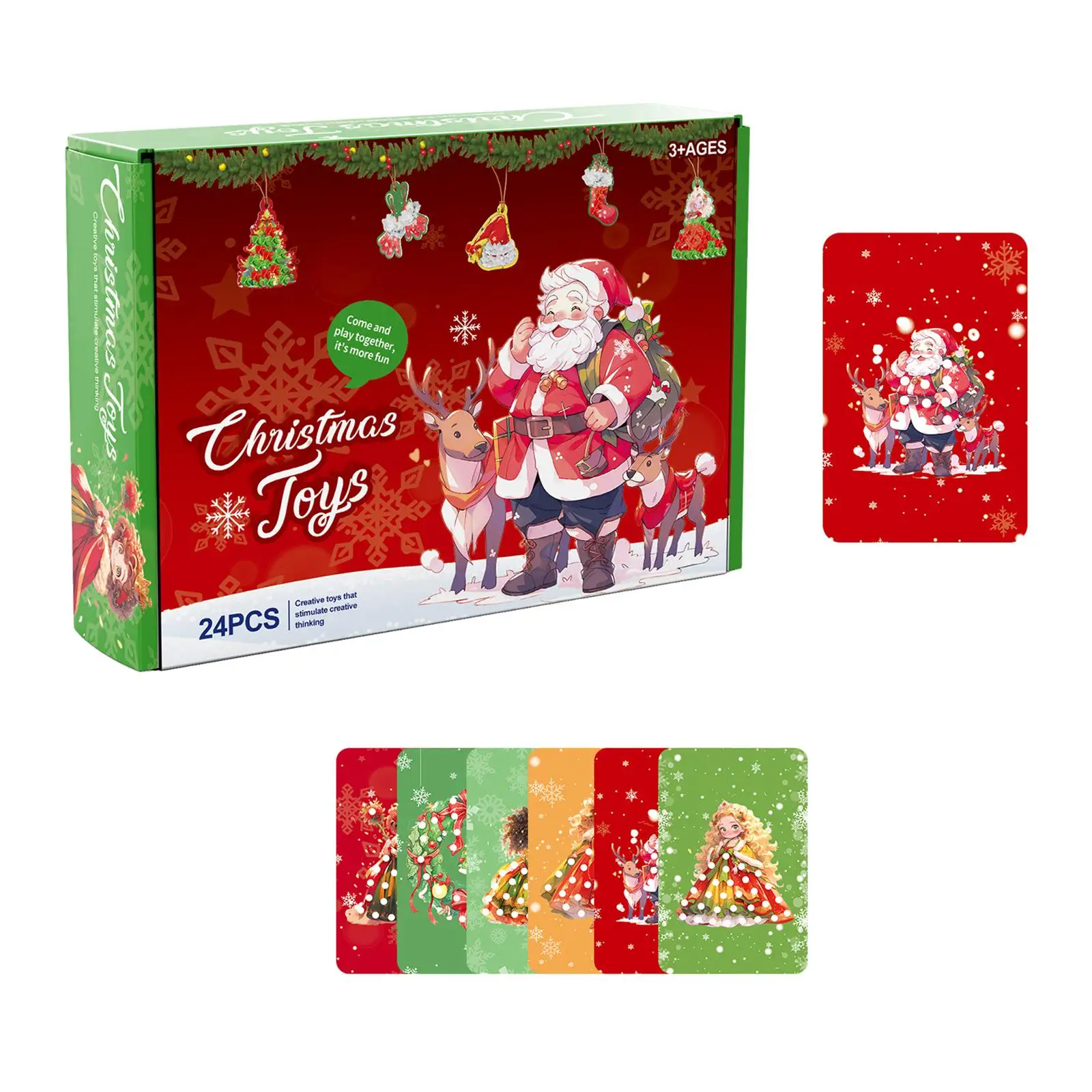 

DIY Art Gifts Creative Toys Christmas Dress up Activity Book for Kids Girls