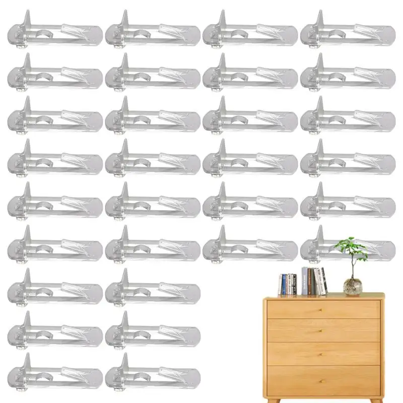 

Clear Cabinet Shelf Pins Self Locking Pegs Clips For Shelf Support Kitchen Bracket Fixings Supplies For Bookcase Furniture Shelf