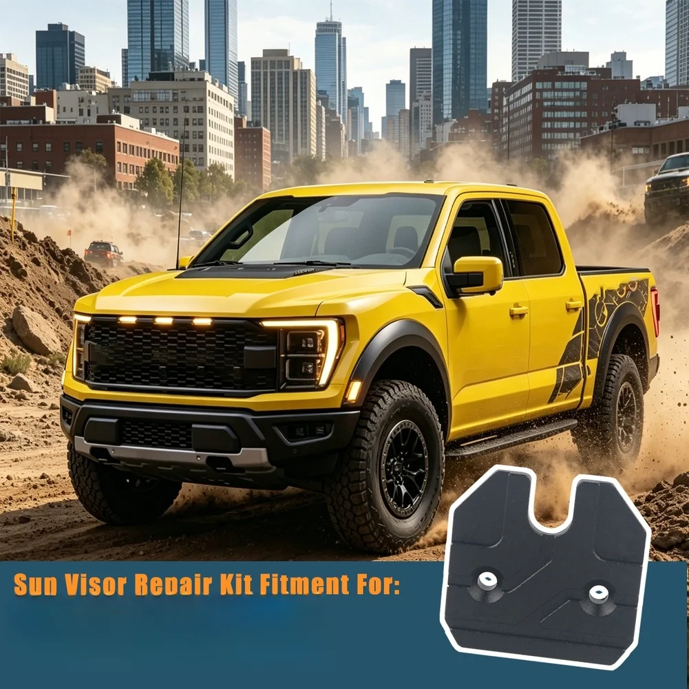 알루미늄 선바이저 클립 키트는 RAM 1500 20192023년형과 호환되며, 햇빛 가리개 구조 보강용입니다.