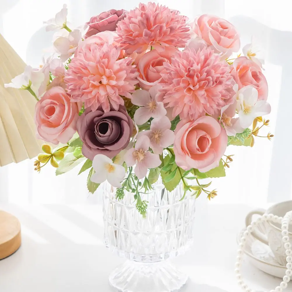 Silk Hydrangea Rose Bouquet 1