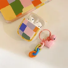 

Colorful Pendant Small Bell 2021 AirPods 3 Case Apple AirPods 2 Case Cover AirPods Pro Case IPhone Earphone Accessories