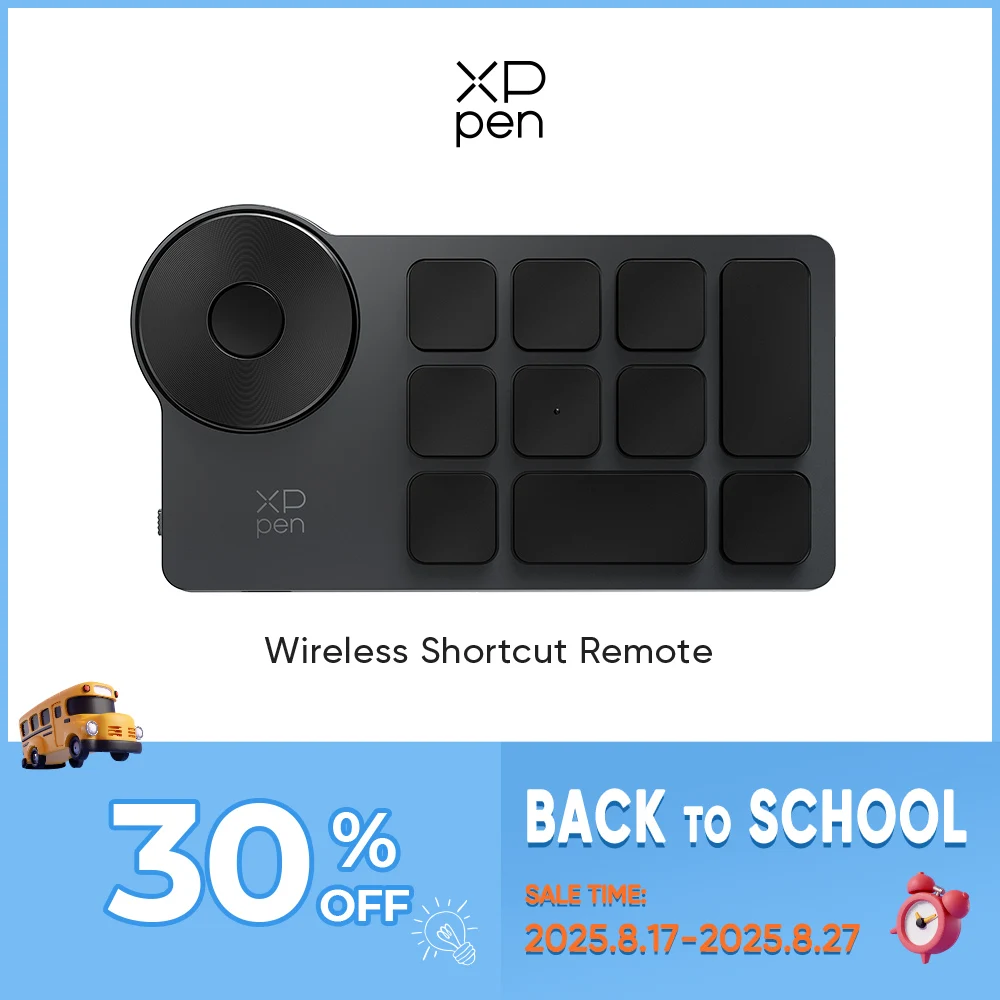 XPPen ACK05 Wireless Shortcut Remote 10 Customized Shortcut