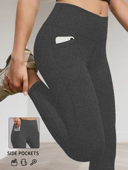 Women's Super Soft Leggings with Pockets, High Waisted Tummy Control for Yoga Workout and Casual Lounge Wear Comfort 1