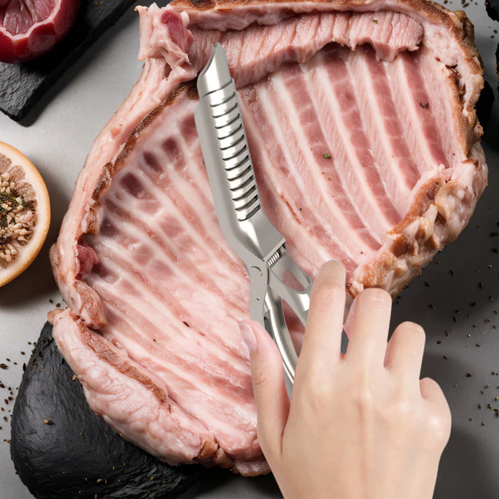 S2033b3a3f8b24a2192df939dccf8afedq Rib Prep Pro Rib Membrane Remover Tool Stainless Steel Rib Prep Membrane Remover Grilling Tools Outdoor Kitchen BBQ Accessories Mallzona