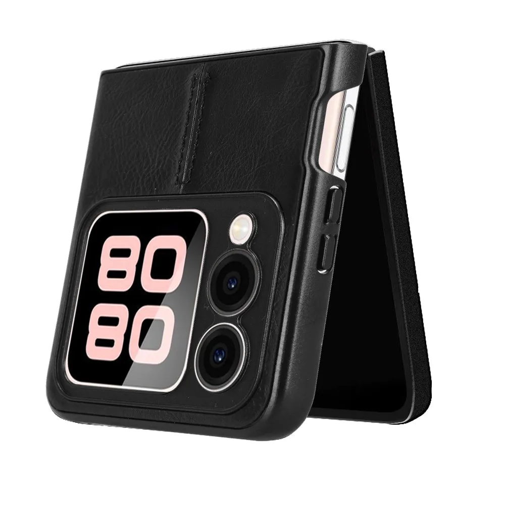 Luxury Calfskin PU Leather Hard Back Cover Case
