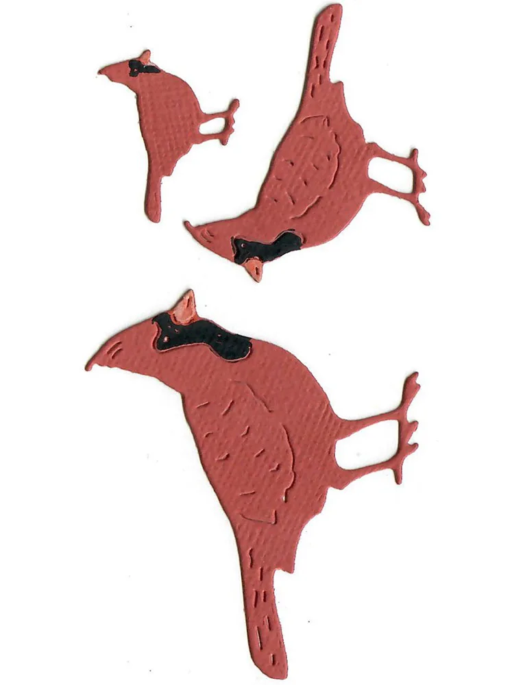 

Holiday Bird Metal Cutting Dies Stencils Die Cut for DIY Scrapbooking Album Paper Card Embossing New 2022