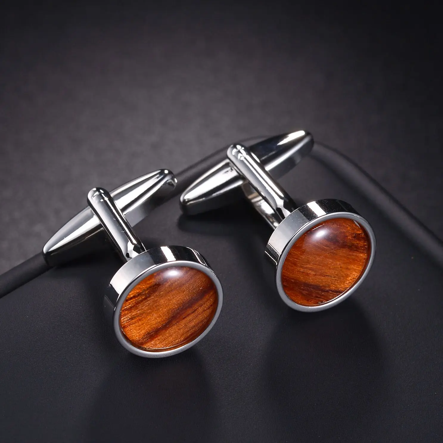 

High Quality Classic Round Cufflinks Men's French Shirt Cufflinks Birthday Wedding Gift for Men Wholesale