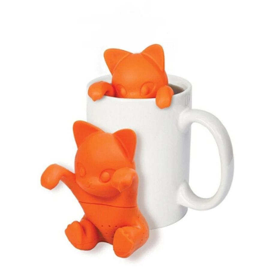 Silicone Tea Brewing Strainer Tea Strainer Loose Tea Cat Tea