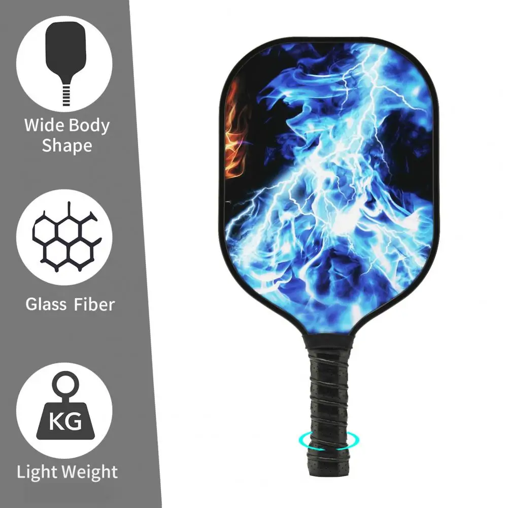 Softness Fiberglass Racket Lightweight Fiberglass Pickleball Paddles with Customizable Designs for Skill for Beginners