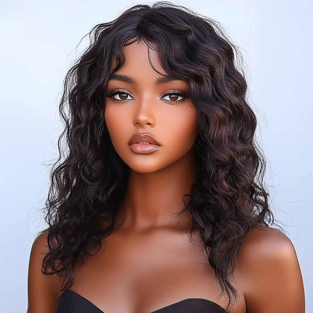 Human Hair Wigs Sleek Real Ready To Wear Short Bodywave Brazilian Hair Wigs 2# Colored 4# Brown Colored For Women