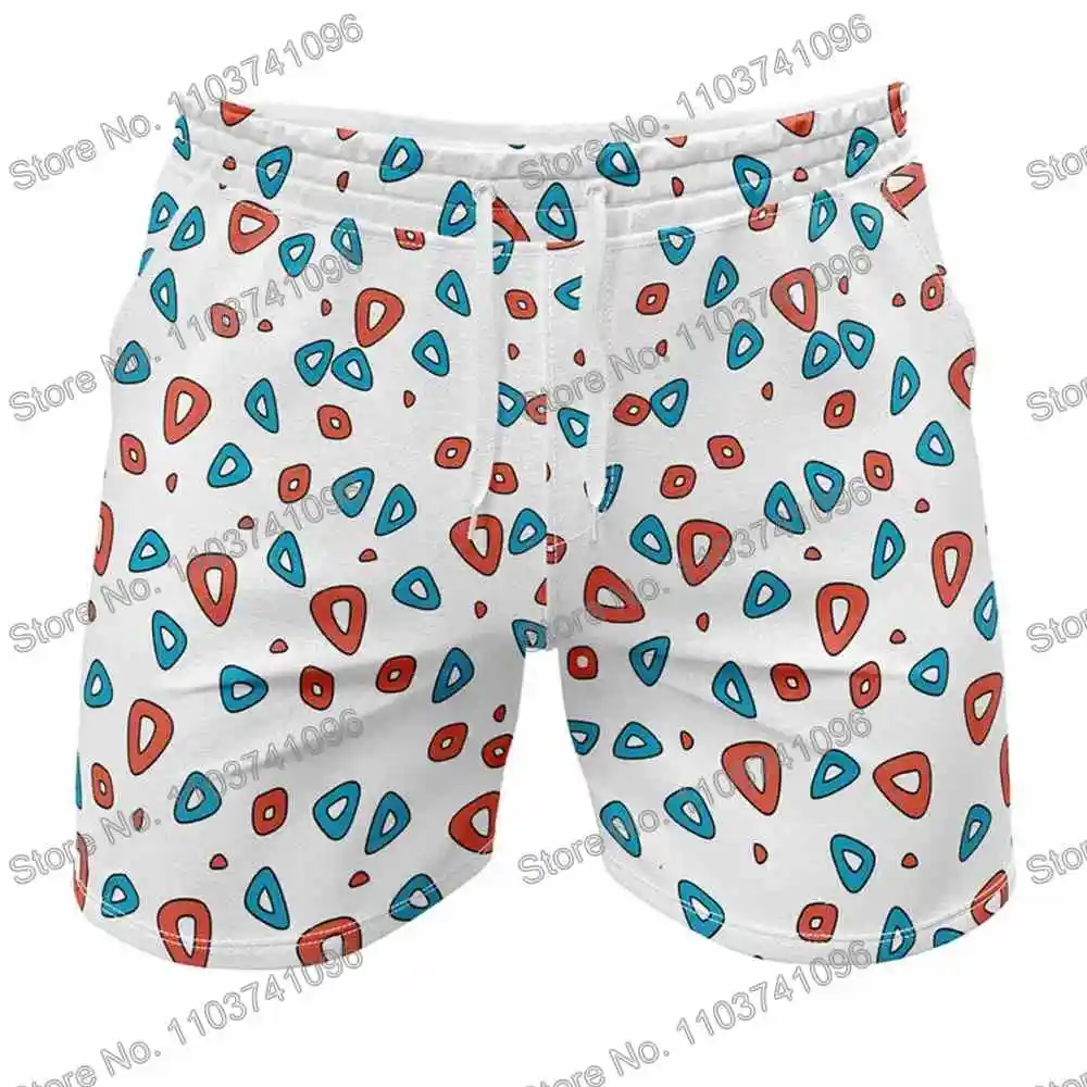 Red Eyes Diving Shorts BJJ Boxing MMA Rash Guard Swimwear Men Summer Surf Clothing GYM Shorts Sportswear Beach Floatsuit Pants