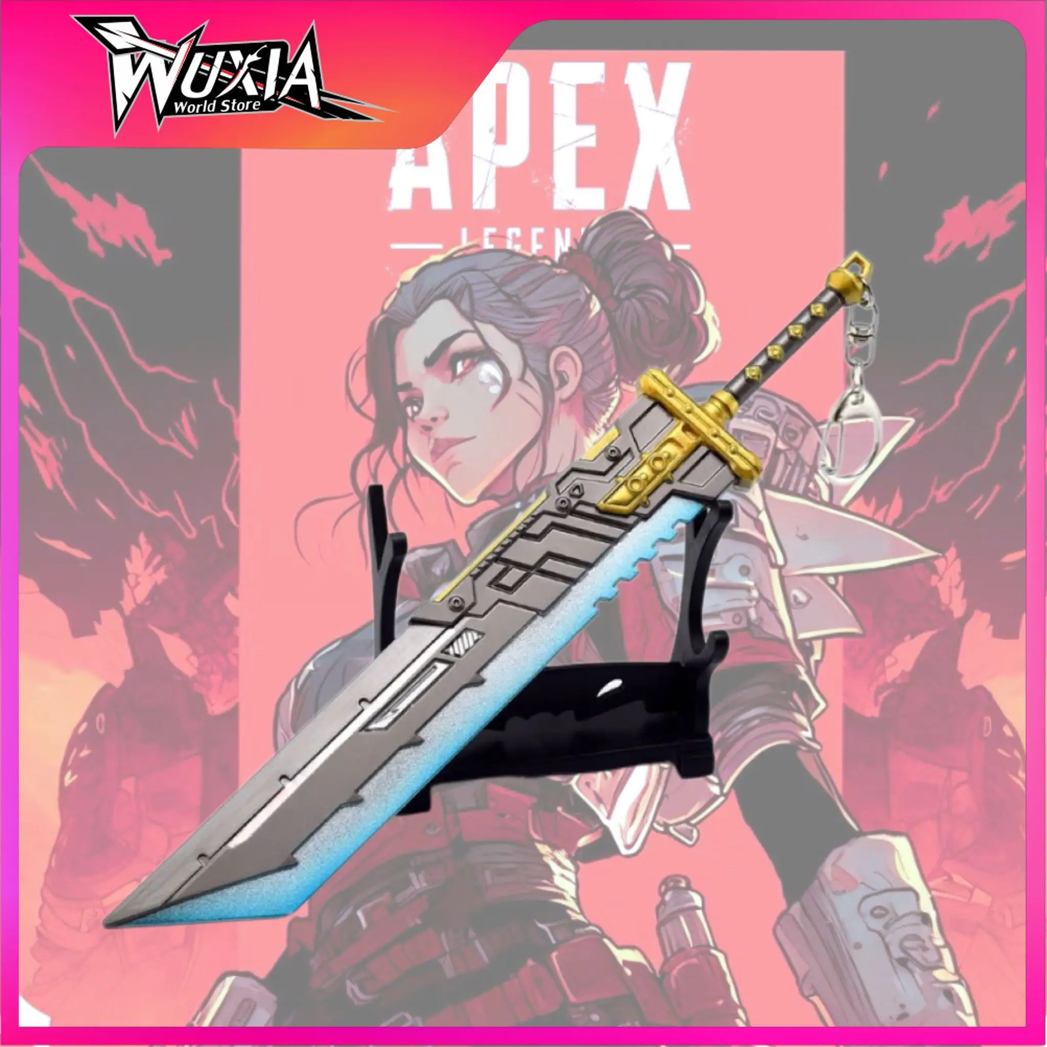 21Cm Apex Ff7 Remake Cloud Buster Sword Legends Heirloom Arma Gioco Periferica Metallo Spada Lama Arma Modello Regali Giocattoli Ragazzi