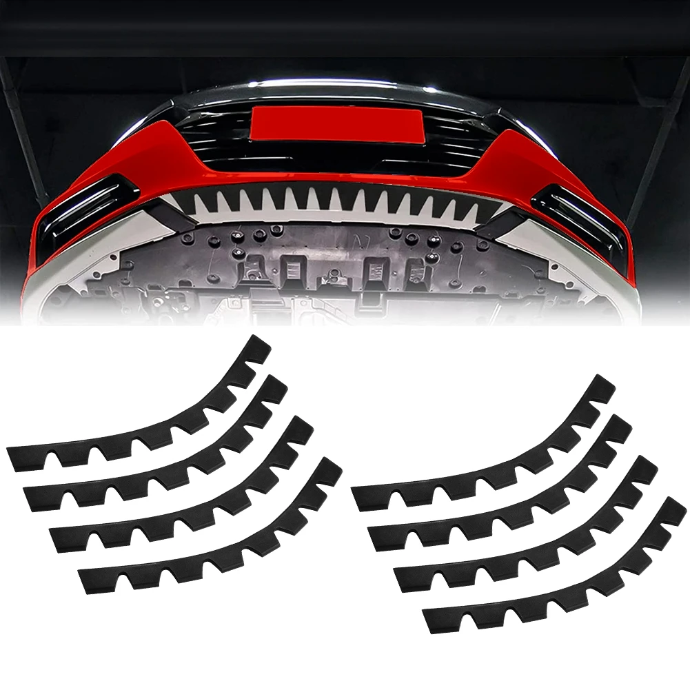 Car Front Bumper Bottom AntiScratch Strip Scrape Guard Skid Plate Bumper Protection Anti