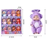 12Pcs/Set Sleeping Reborn Baby Doll Kit Toys Mini Constellations Baby Cute Adorable Dolls Playset Birthdays Gifts For Kids 6