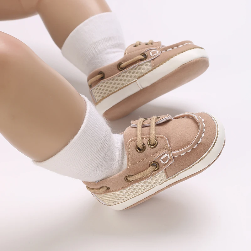 Spring and Autumn Classic Fashion Baby Boys Canvas Shoes Soft Sole Comfortable Casual Walking Shoes 6