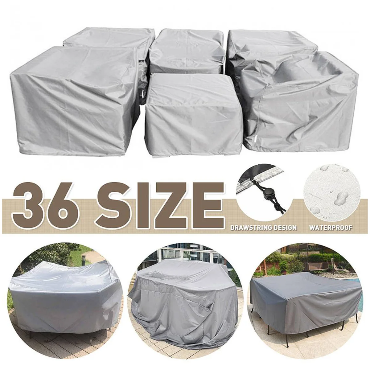 Terrace Patio Furniture Cover Image 11