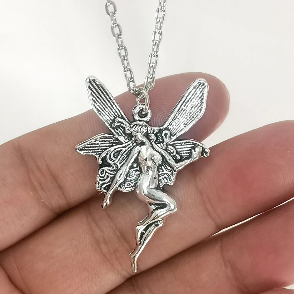 Vintage Grunge Fairy Core Pendant Necklace for Women Fashion