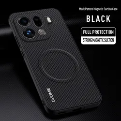 Magnetic Silicone Protective Shockproof Bumper Case - Universal Fit - Find X6 (Black)