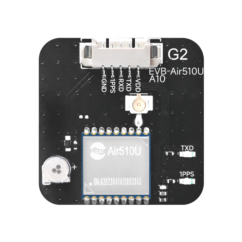 Air510U GPS BD Dual Mode Satellite Navigation Positioning Module Development Board For Vehicle Intelligent Wearable UAV s1216f8 gps beidou positioning module stm32 mcu development test conversion board