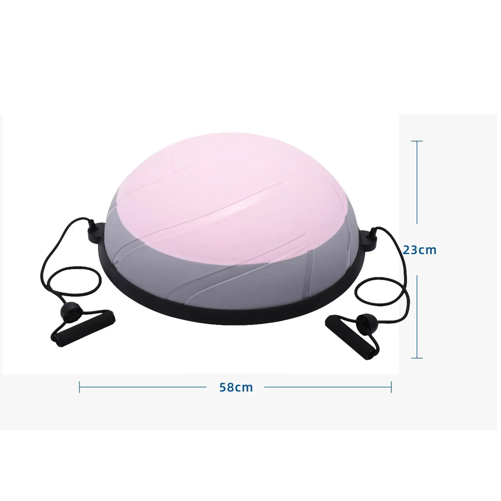 Balance Ball Nonslip Half Exercise Ball for Gymnastic Full Body Workout Home