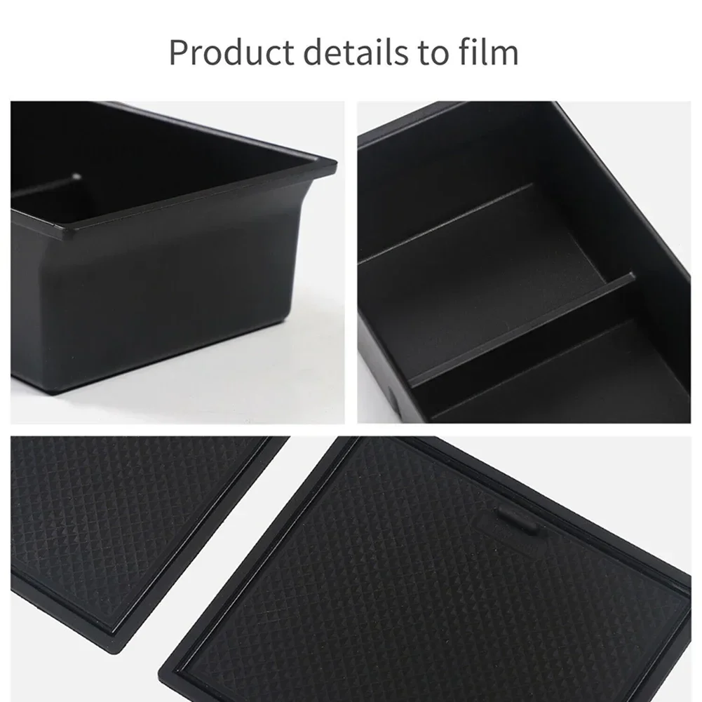 Car Central Armrest Storage Box For Toyota Land Cruiser LC300 Accessories Center Console Flocking Organizer Containersr