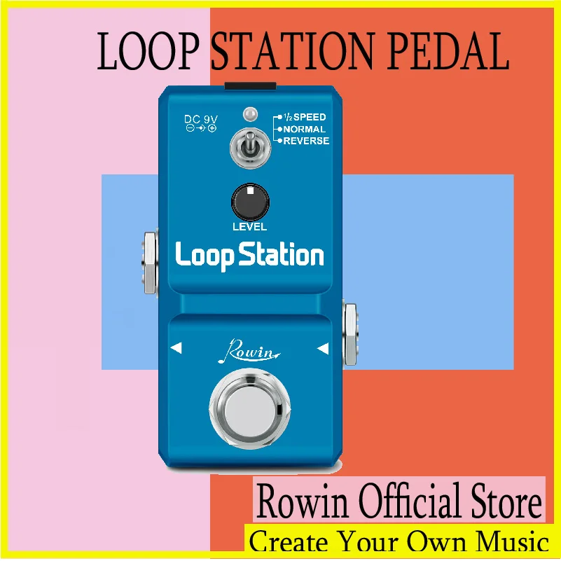 Loop Station Sd Card Pedal Looper Pedal Rowin Loop Station Effect