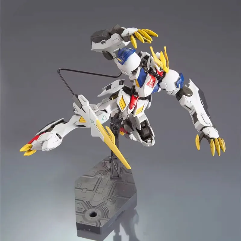 Bandai Genuine Figure Gundam Model Kit Anime Figures HG IBO 1/144 Gundam Barbatos Lupus Rex Collection Gunpla Action Figure Toys images - 6