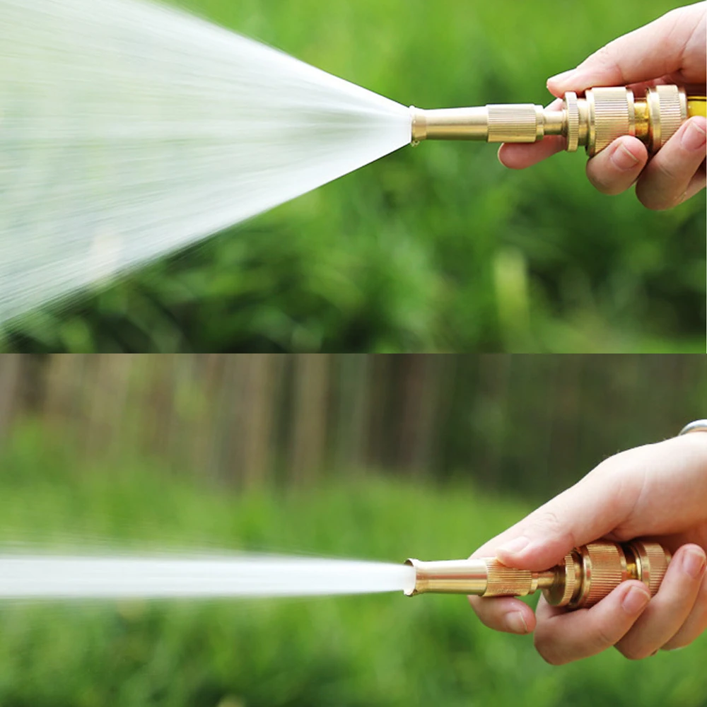 

Spray Nozzle Water Gun High Pressure Direct Spray Sprinkler Quick Connector Hose Adjustable Pressure Washer Garden Sprinkler