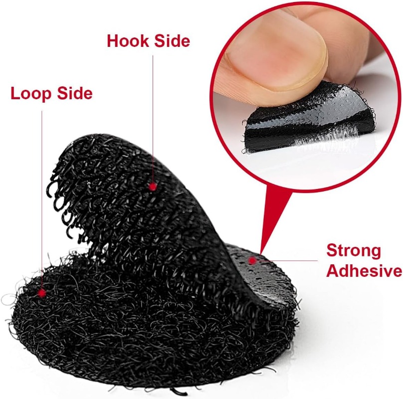 Hook Loop Tape – Strong Adhesive and Durable Fastener Kit!!