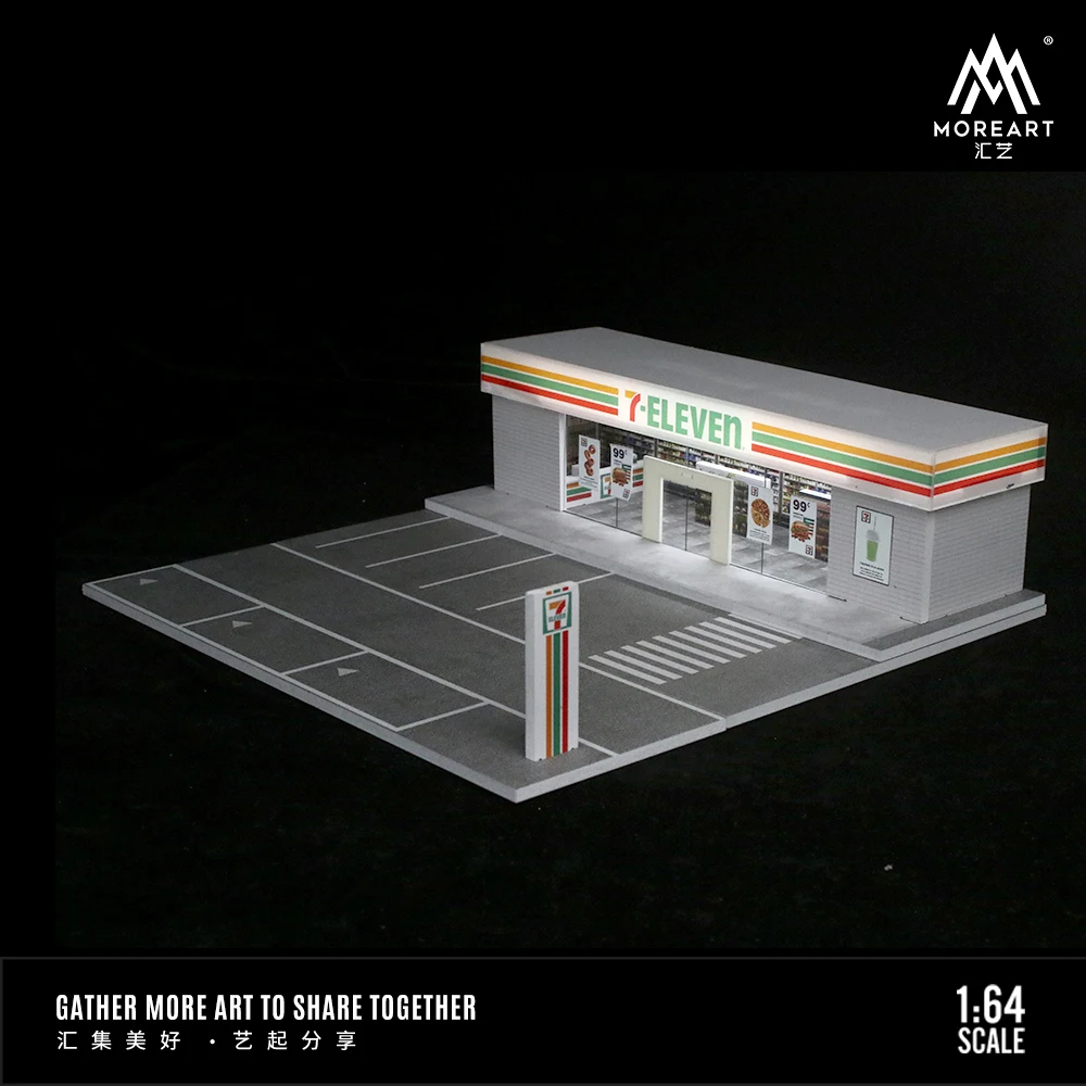 TimeMicro&MoreArt 1/64 Lawson/711 convenience store light version