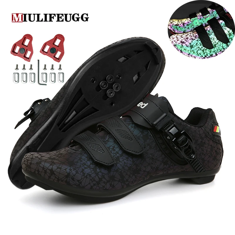 Cycling MTB Shoes Men Sports Route Cleat Road Dirt Bike Speed Flat Sneaker Racing Women Shoe Bicycle Mountain Spd Footwear
