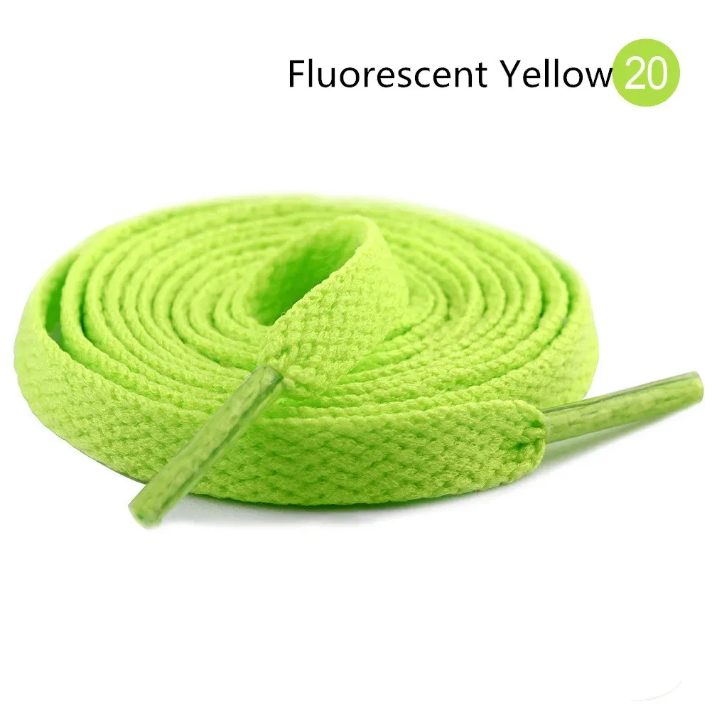 Vibrant Flat Fashion Shoelaces - Colorful Shoe Strings