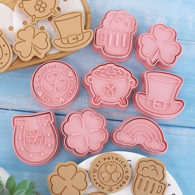 8pcs Happy Easter Cookie Cutters Set Easter Egg Bunny Chick Fondant Cookie  Stamp Carrot Rabbit Pastry Biscuit Embossing Molds