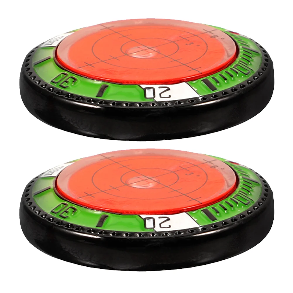 

2 шт., маркеры для определения местоположения мячей для гольфа, инструмент для позиционирования мячей, высокоточный маркер для мячей для гольфа