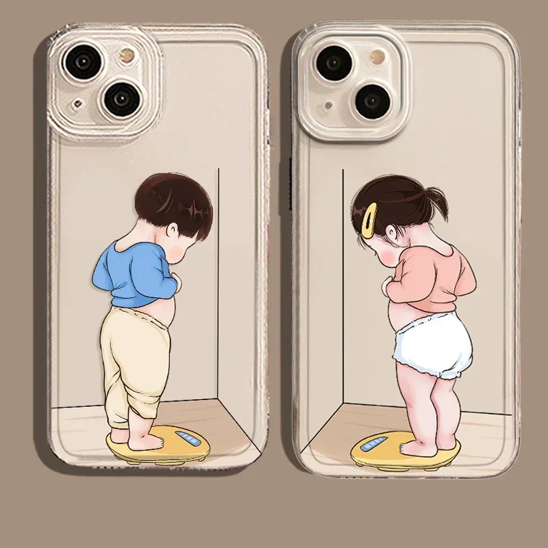 Whimsical Couple Phone Case - Playful Design Cover