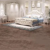 Ensemble de chambre à coucher moderne de style princesse, literie haut de gamme, ensemble de chambre à coucher de luxe, design pour filles, Letti E Mobili, meubles nordiques 2