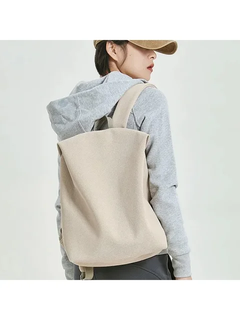 Grid-style Backpack Lightweight Airy Large-capacity Travel Commuter Sports Mesh Backpack Simple Casual Student Zipper Backpacks 4