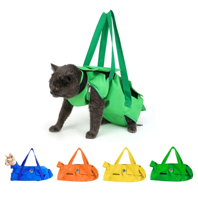 Multifunctional pet bag Breathable cat Double Shoulder Portable Cat Bag Anti-scratch Bite Fixed Cat Bag Injection Bags Foldable Multifunctional pet bag Breathable cat Double Shoulder Portable Cat Bag Anti-scratch Bite Fixed Cat Bag Injection Bags Foldable