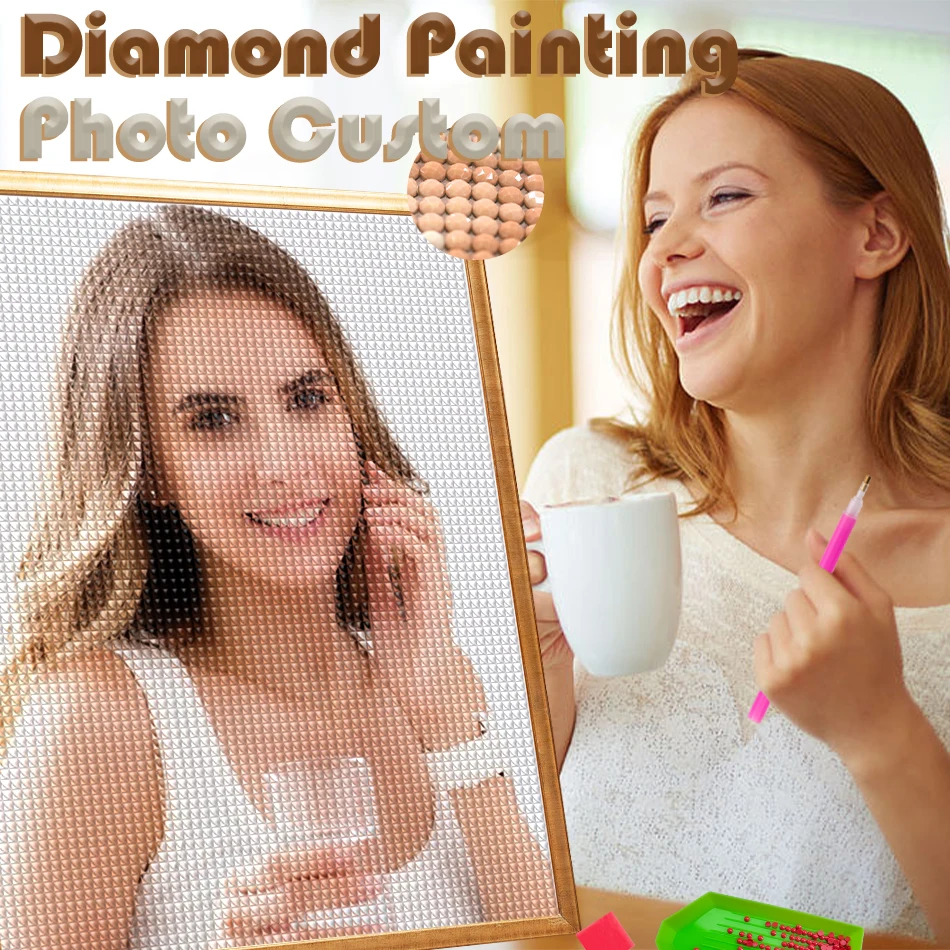 Diamond Painting Photo Diamond Painting Photo Customization Of Your Own Picture Kits Full Square/Round Diy 5d Rhinestones Diamond Persona
