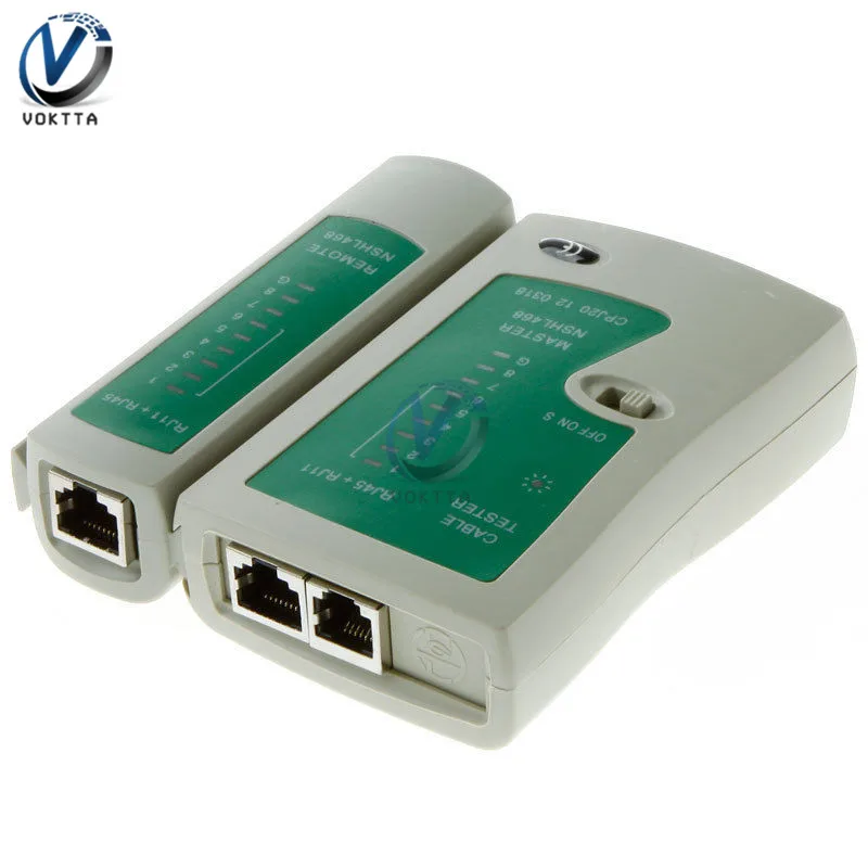 Network Tester Network Cable Tester LAN Cable RJ45 RJ11 RJ12 CAT5 Network Cable Tester Detector Tracker Remote Test Tool Kit 3