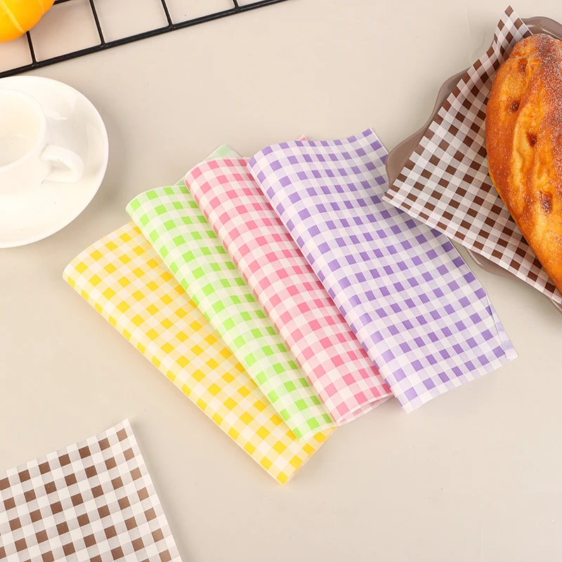 50 Sheets Greaseproof Wax Paper – Multi-Color Oil-Proof Food Wrapping Sheets for Sandwi... - SKU GWP02020 - UGI Packaging