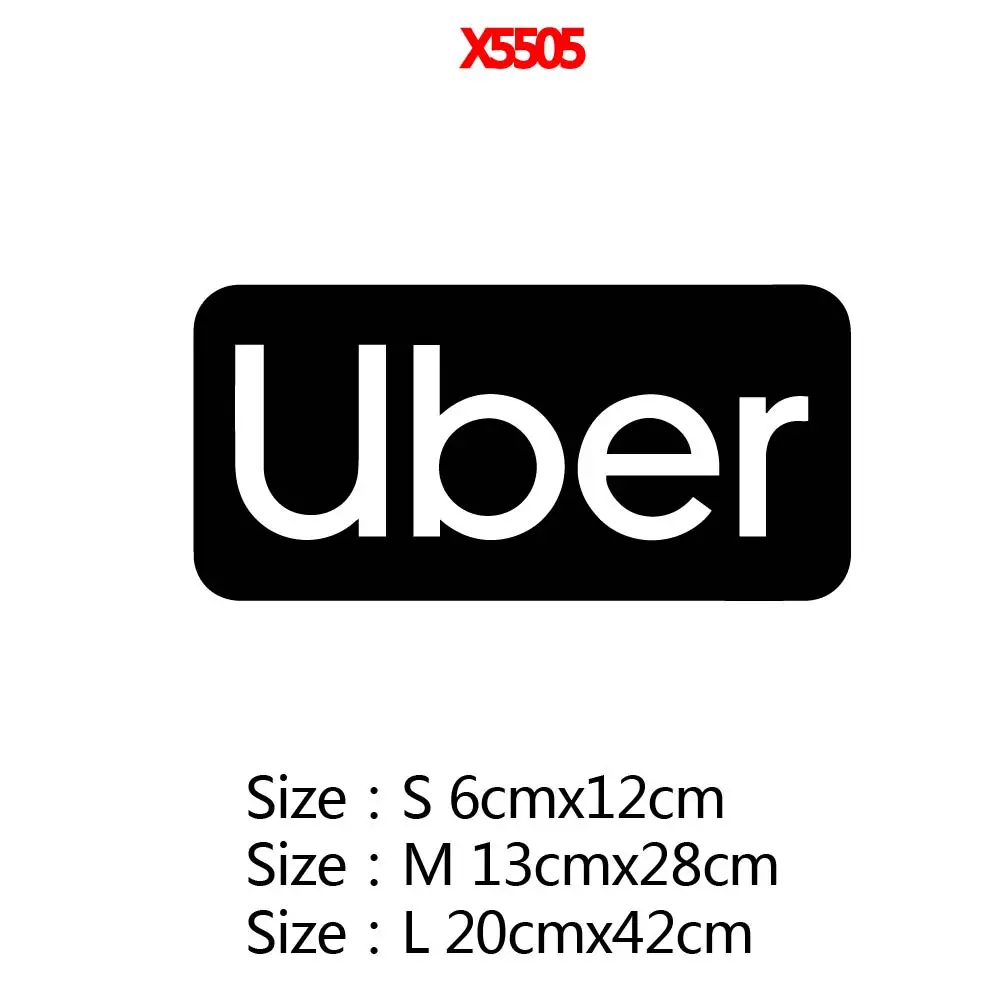 자동차 바디 장식용 Uber 로고 비닐 스티커, 데칼 드라이브 서비스 사인, UBER 자동차 스티커