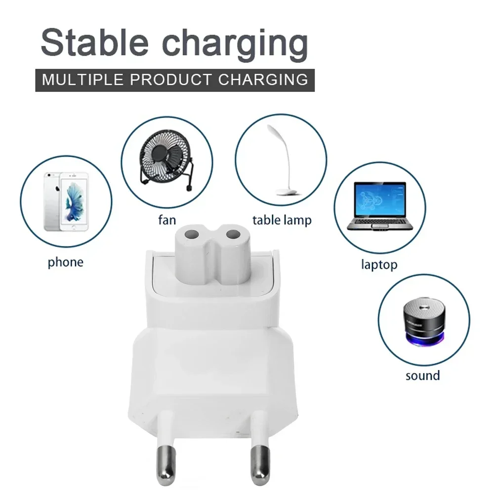 Laptop Charger 5-1PCS EU Plug Adapter Converters For Apple MacBook 45W Magsafe 60W 85W IPad Pro 6A Fast Charging