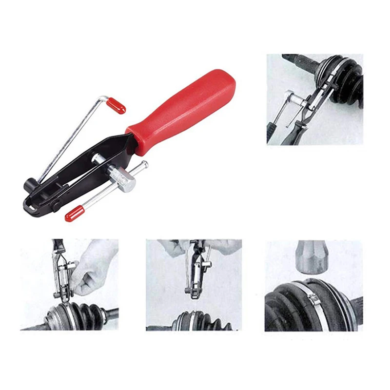 1/2/3 pcs Car ATV Auto Joint Banding Boot Axle Clamp Tool Half Shaft Boot Band Buckle Clamps Repair Install Tools Axle Clamp