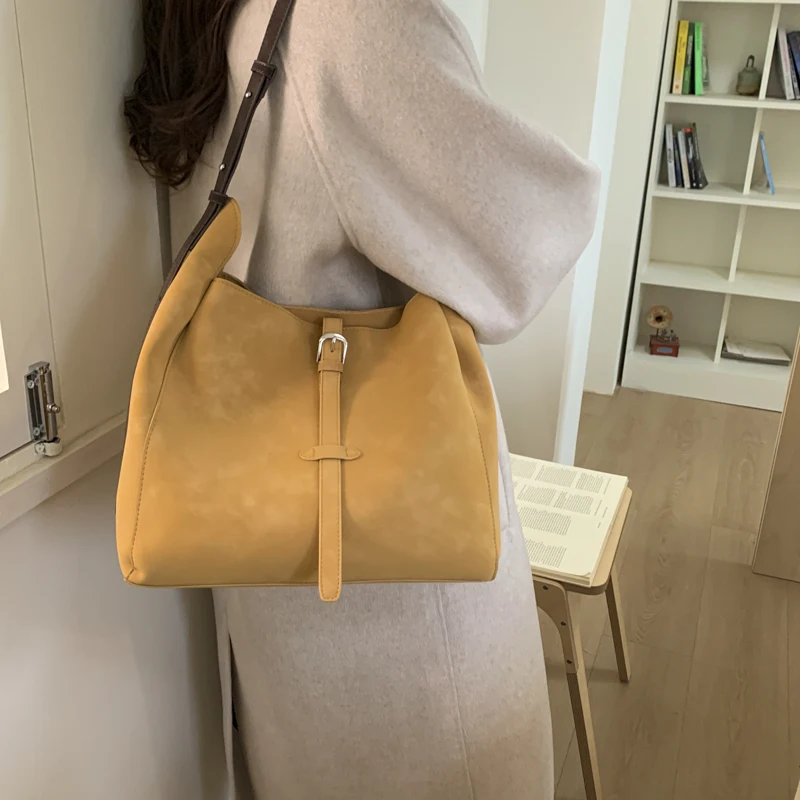 PU Leather Underarm Bag Fashion Tote Bags Versatile Crossbody Bag for Women Work Shopping Travel Daily