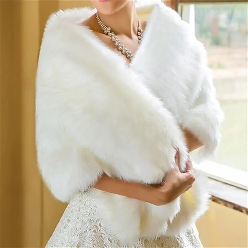 Fur Bolero Wedding Wrap Shawl Bridal Jacket Coat Accessories Wedding Cape Coat wedding shawl