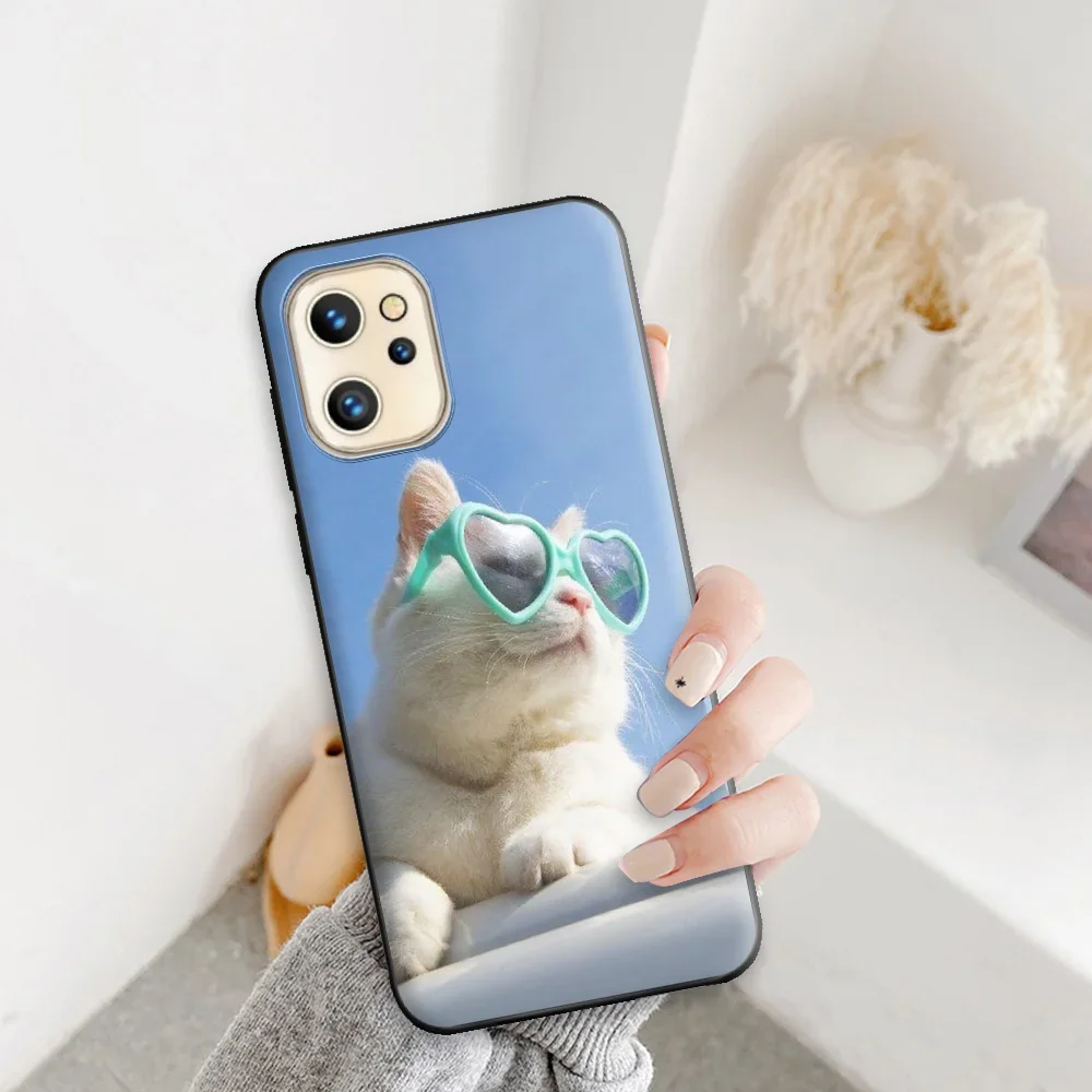 Artistic Soft Silicone Black Phone Bumper Case Cover