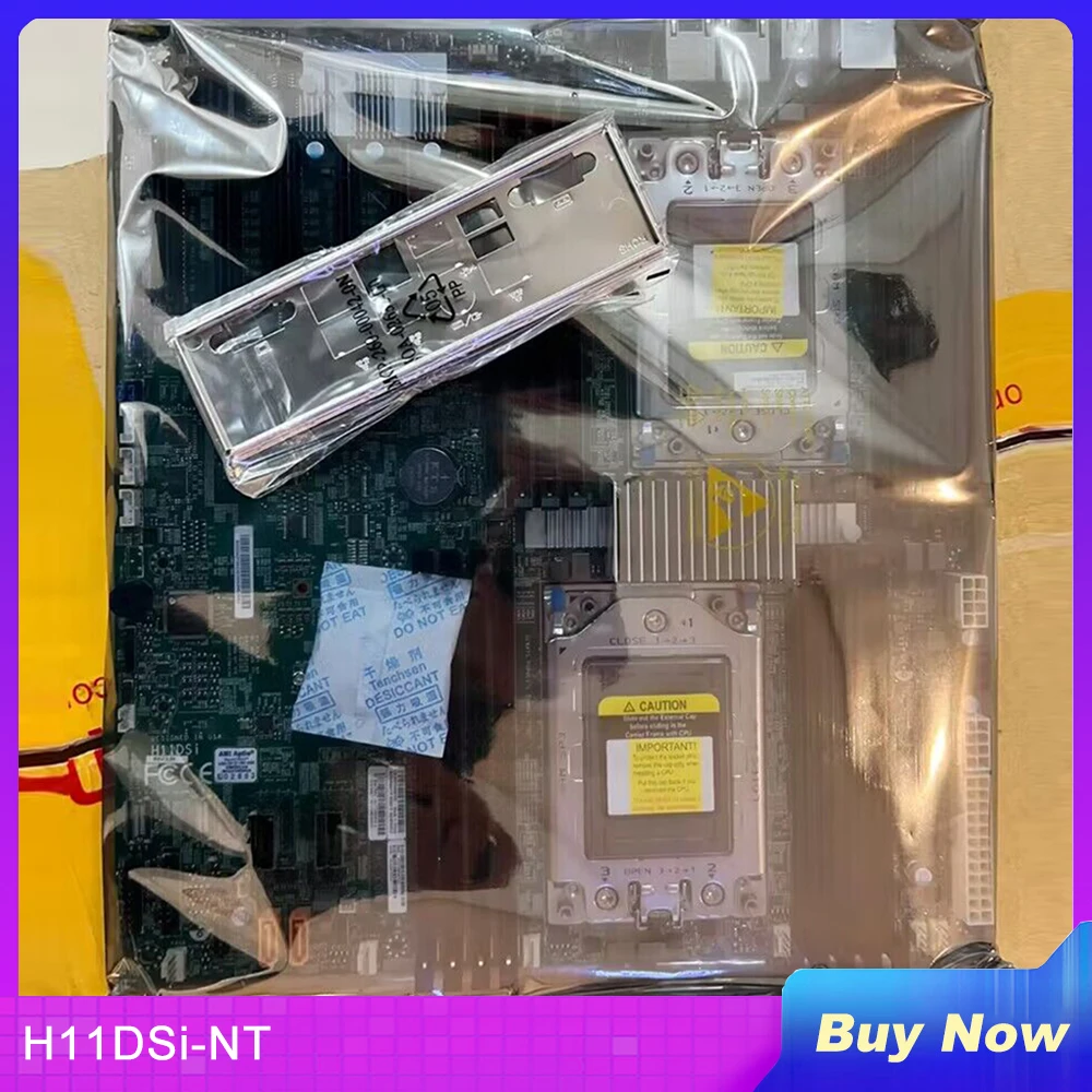 

New For Supermicro Motherboard For EPYC 7001/7002 Series Processors Internal NVMe Ports (PCI-E 3.0 x4) H11DSi-NT