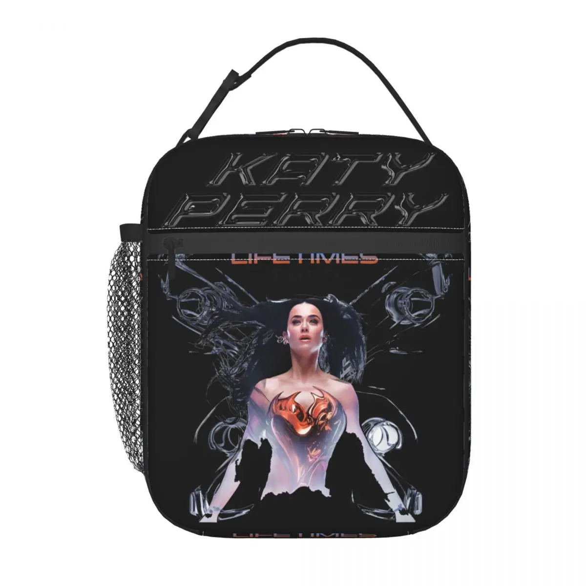 Insulated Lunch Tote Bag Katys Perrys The Lifetimes Tour Merch Food Box Y2K Thermal Cooler Lunch Box For Office