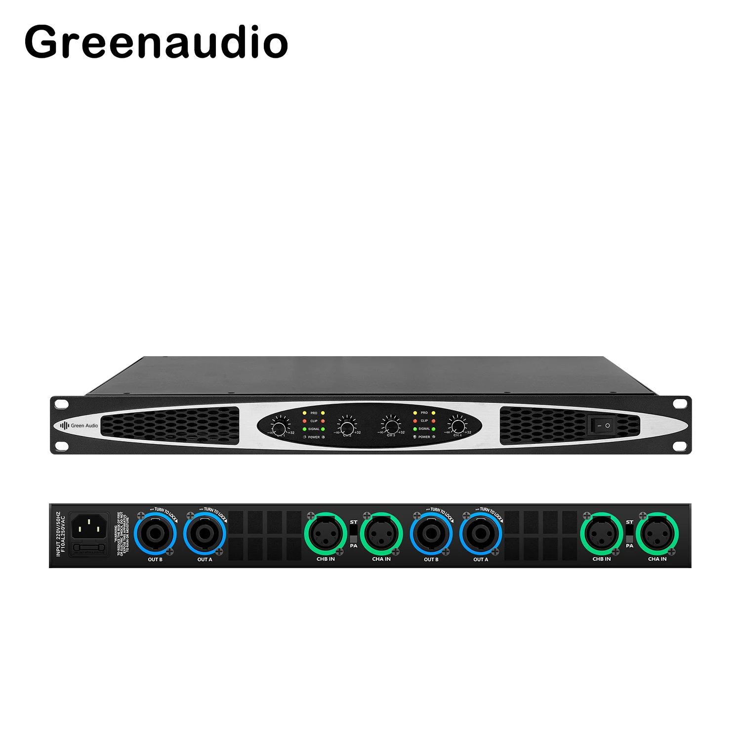 

GAP-D4810 4 Channel Class D Digital Amplifiers with 20000W*4 Use for Professional Stage